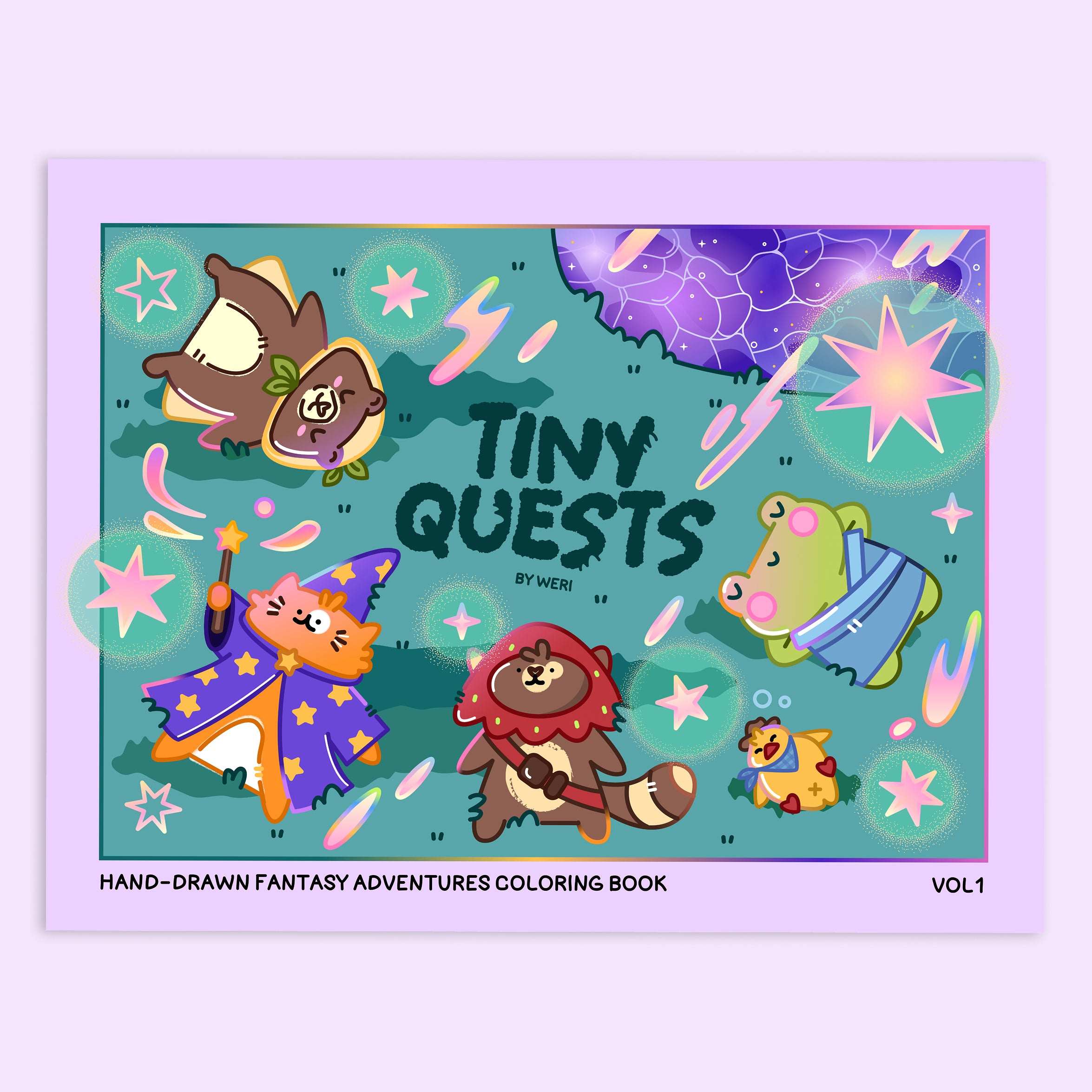 Digital Download - Tiny Quests full coloring book