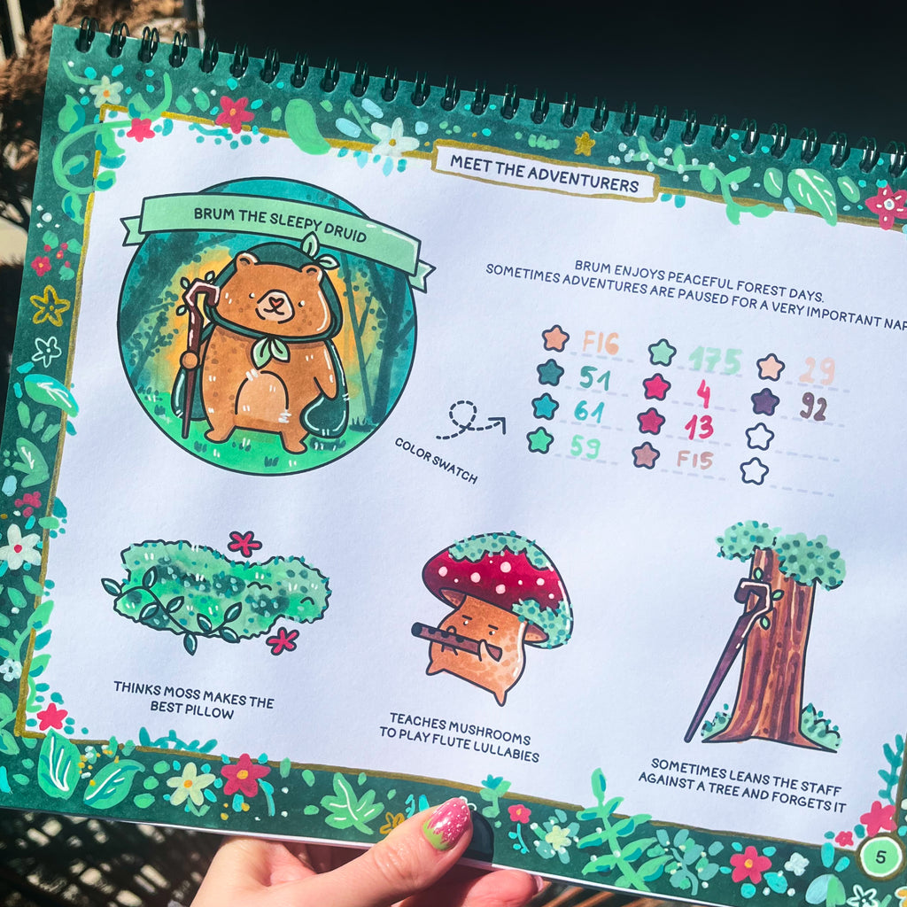 Digital Download - Tiny Quests full coloring book